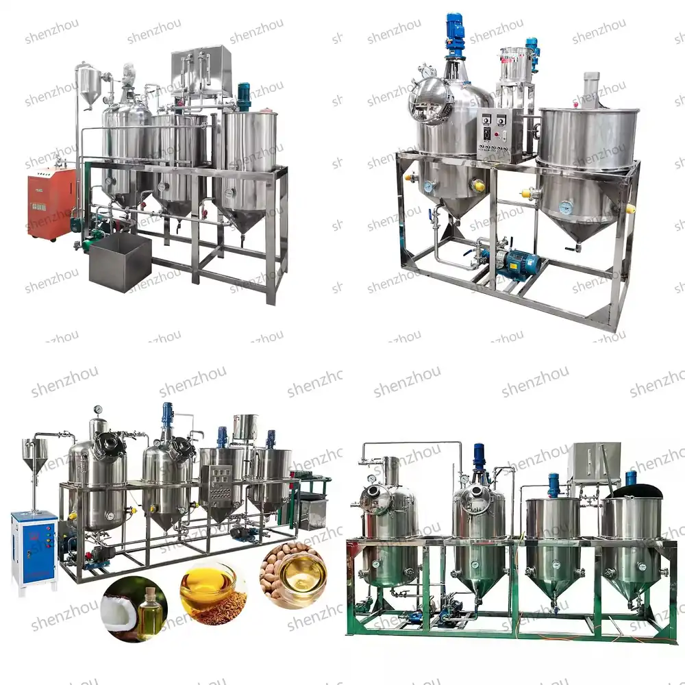 Coconut Oil Refined - เครื่องกลั่นน้ำมันมะพร้าวแบบกำหนดเองพร้อมกล่องไม้เซินโจว 1 ปี รับประกันคุณภาพ