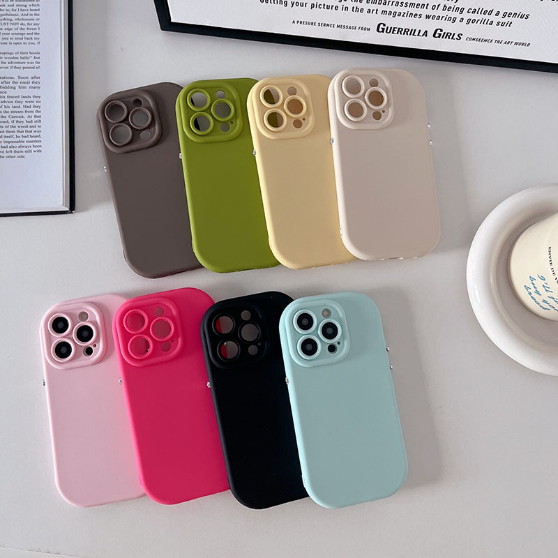 Soap Making Dye - เคสซิลิโคนนิ่มสีลูกกวาดรูปไข่สำหรับ iPhone 17 16 15 14
