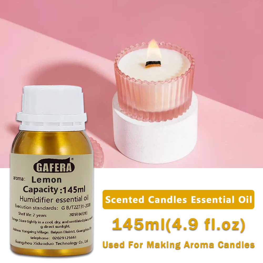 Soap Making Essential Oils - GAFERA 145 มล.(4.9 ออนซ์) น้ำมันหอมระเหยเลมอน/ไวลด์บลูเบล -