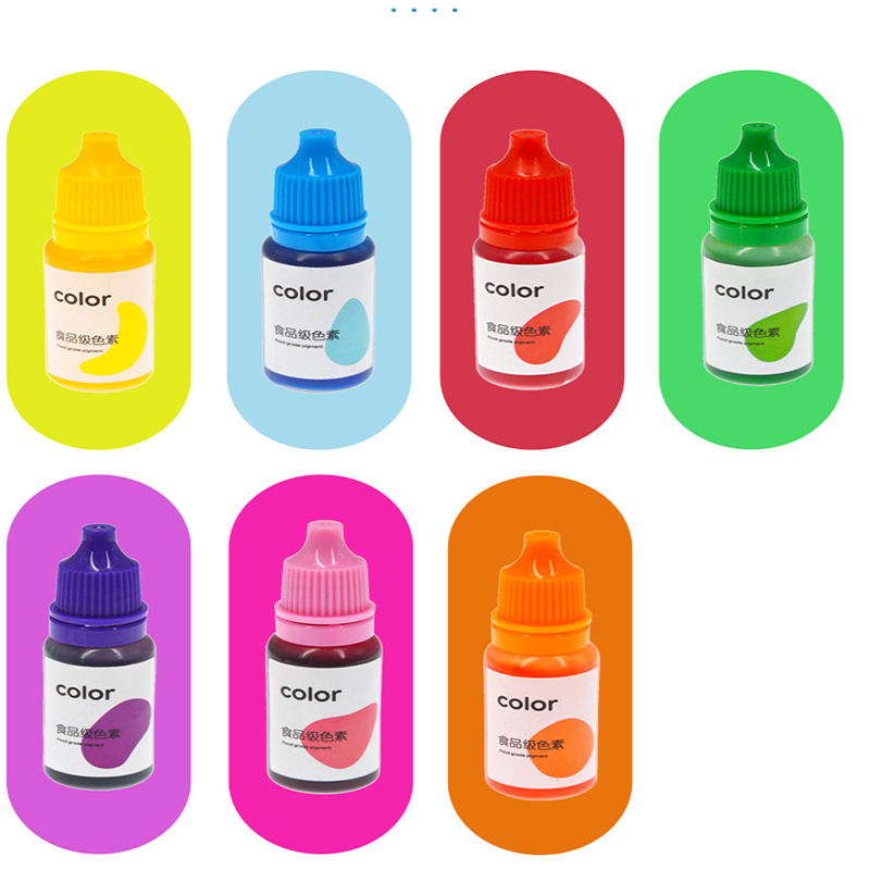 Soap Making Dye - 10ml 5 สีเด็กการทดลองวิทยาศาสตร์เกรดอาหาร Pigment น้ํามัน Plasticine