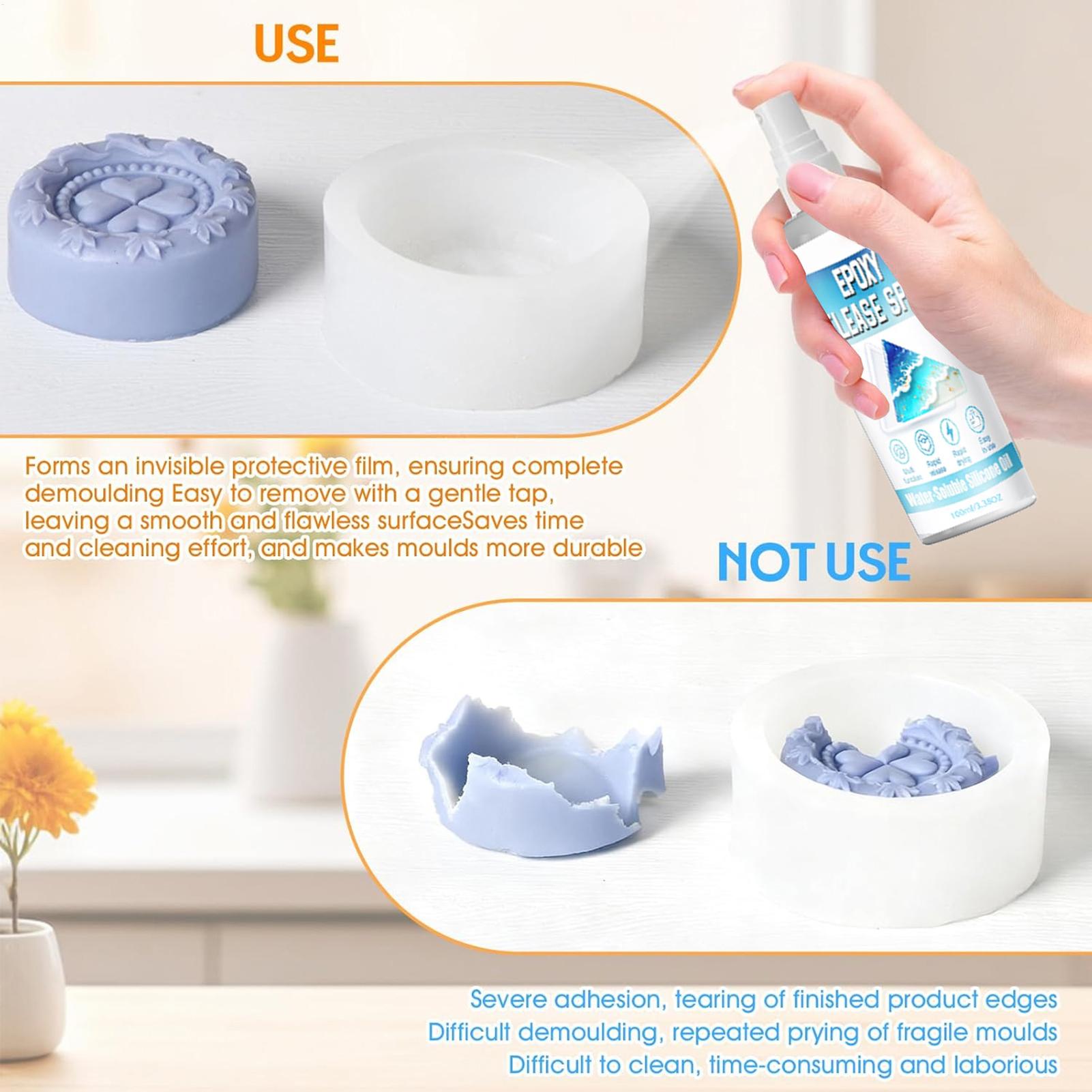 สเปรย์ซิลิโคนสำหรับปลดแม่พิมพ์ - Soap Making Tools บทวิจารณ์และราคา