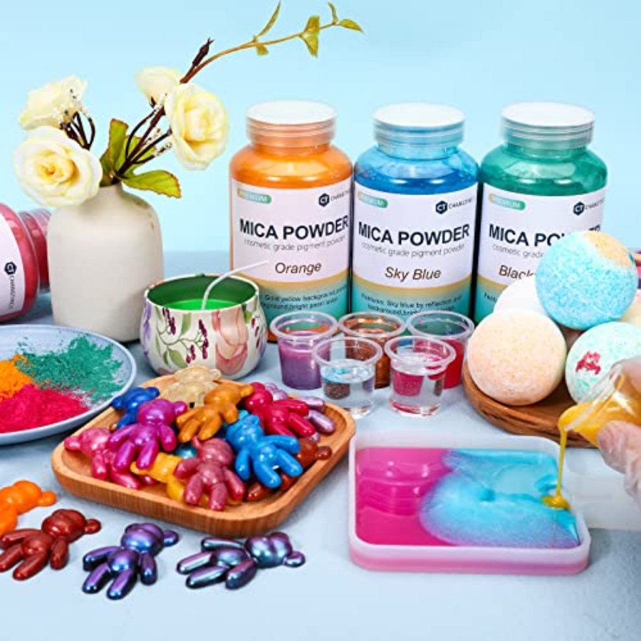 ผงไมก้า 200 กรัม/7.05 ออนซ์ กร - Soap Making Jar บทวิจารณ์และราคา