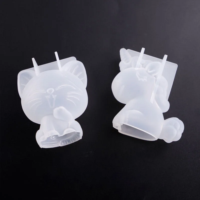 3D เรขาคณิตซิลิโคนยูนิคอร์นแมว - Soap Making Instructions บทวิจารณ์และราคา