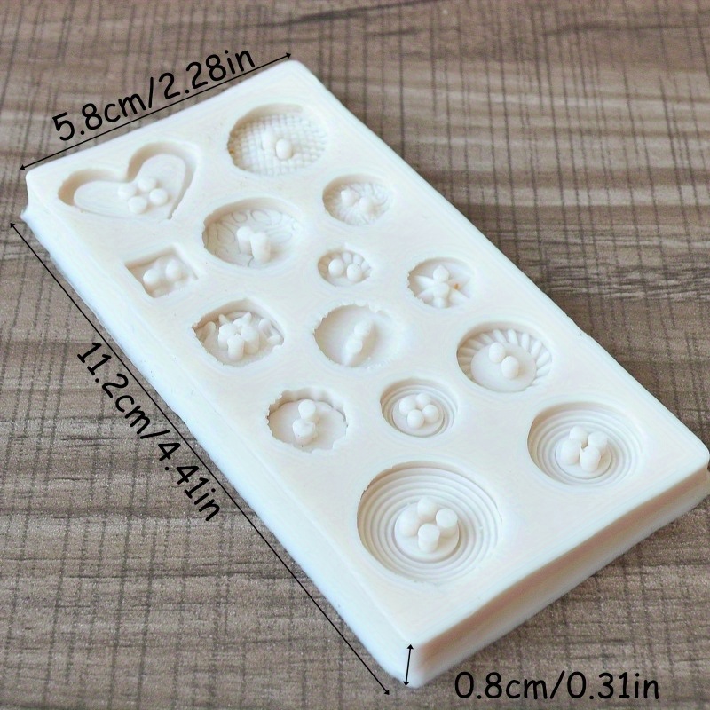 แม่พิมพ์ซิลิโคนรูปทรงกระดุม แม - Soap Making Tools บทวิจารณ์และราคา