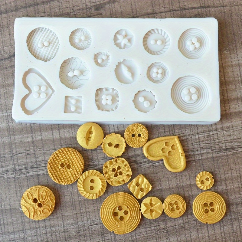 แม่พิมพ์ซิลิโคนรูปทรงกระดุม แม - Soap Making Tools บทวิจารณ์และราคา