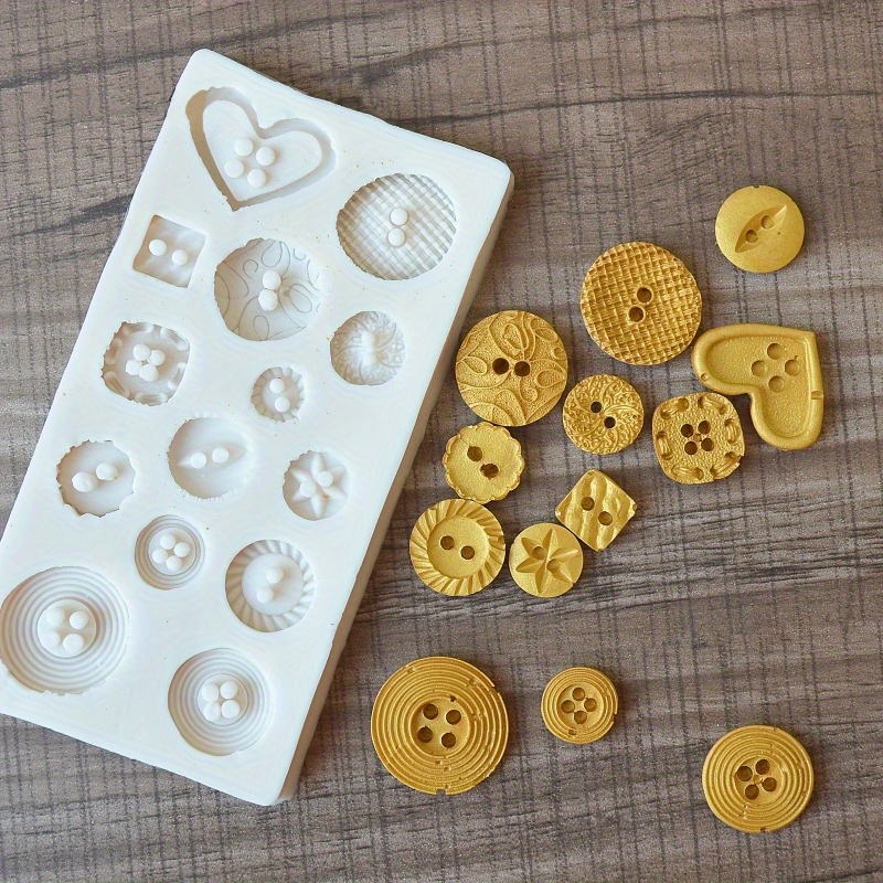 แม่พิมพ์ซิลิโคนรูปทรงกระดุม แม - Soap Making Tools บทวิจารณ์และราคา