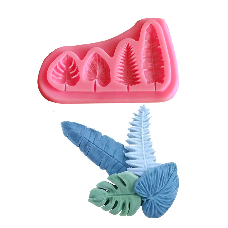 ใบปาล์มและใบเต่าแม่พิมพ์ซิลิโค - Soap Making Tools บทวิจารณ์และราคา