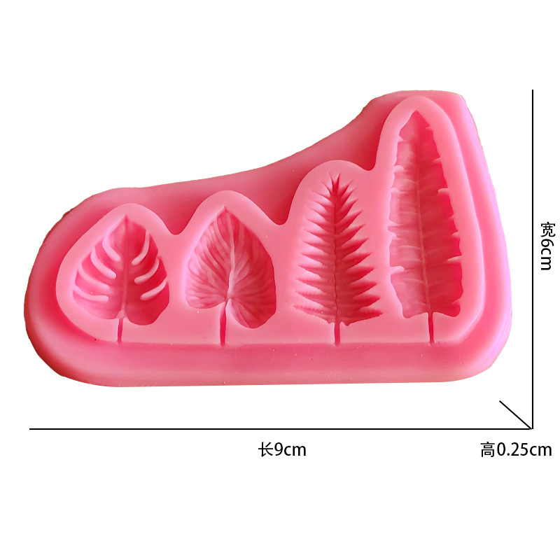 ใบปาล์มและใบเต่าแม่พิมพ์ซิลิโค - Soap Making Tools บทวิจารณ์และราคา