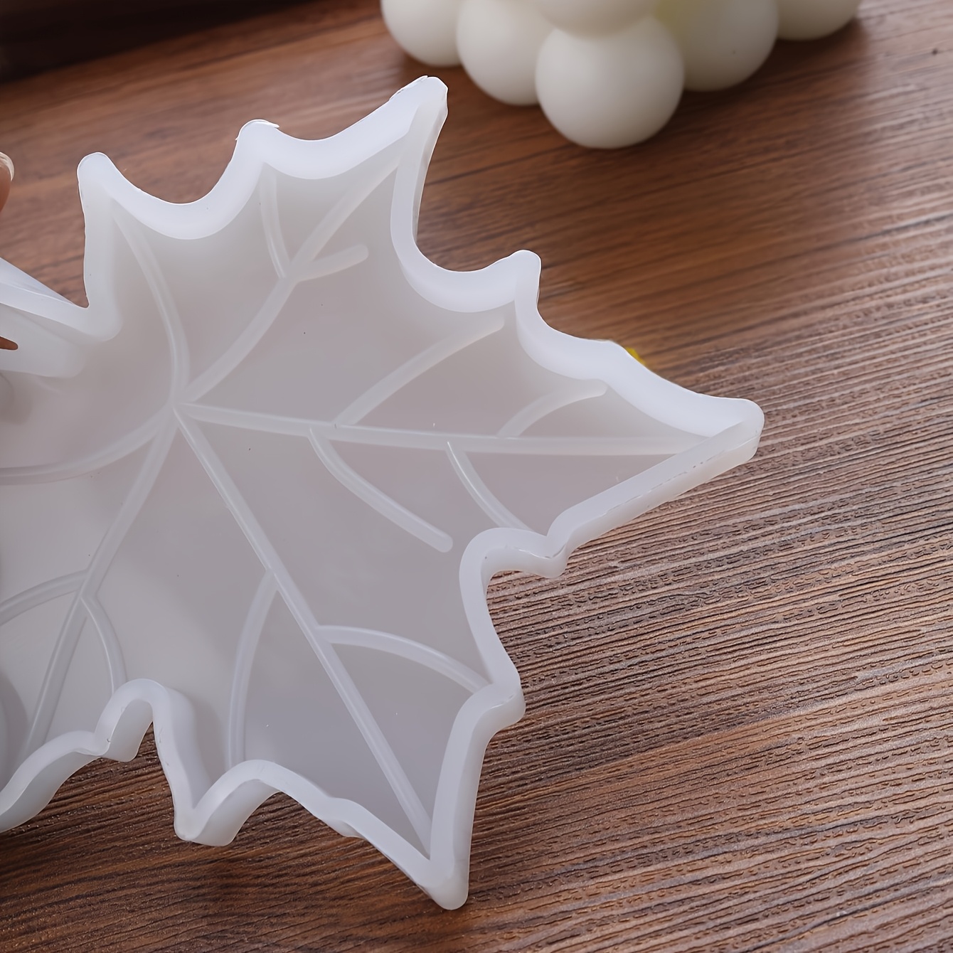 แม่พิมพ์ซิลิโคนรูปใบเมเปิ้ล 1  - Soap Making Instructions บทวิจารณ์และราคา