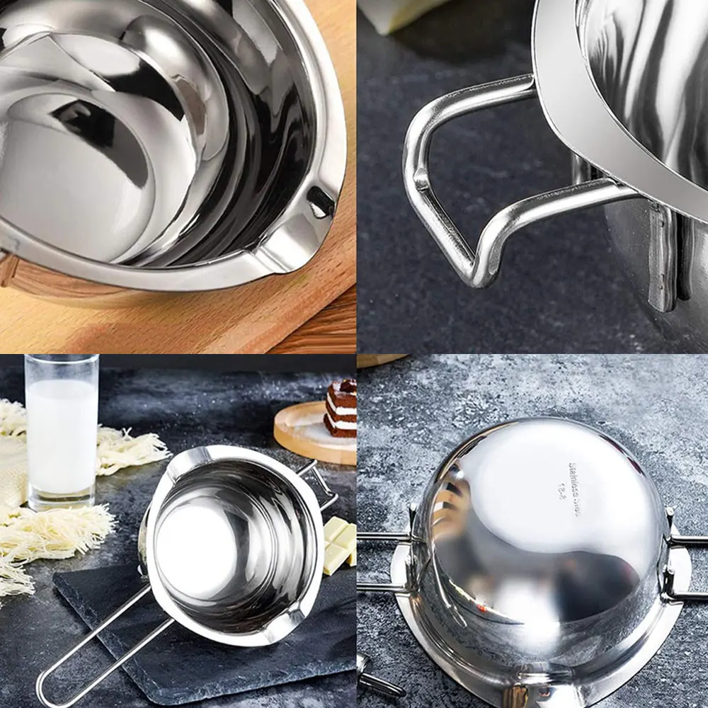 2 ชิ้นสแตนเลสสตีลขี้ผึ้งละลายห - Soap Making With Soap Base บทวิจารณ์และราคา