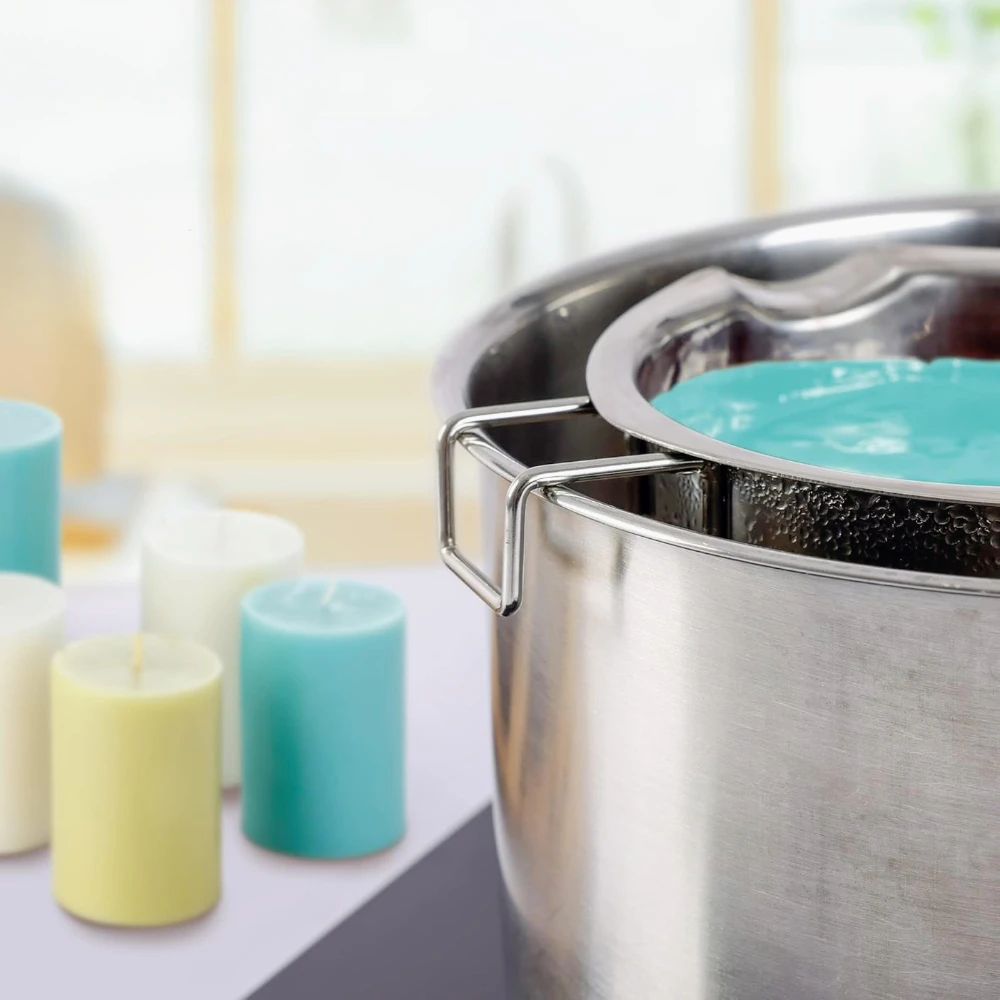 2 ชิ้นสแตนเลสสตีลขี้ผึ้งละลายห - Soap Making With Soap Base บทวิจารณ์และราคา