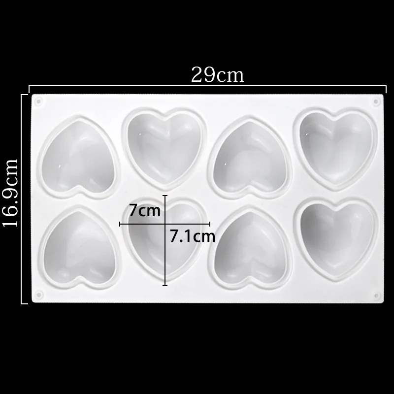Love Heart ซิลิโคนสบู่แม่พิมพ์ - Soap Making Instructions บทวิจารณ์และราคา