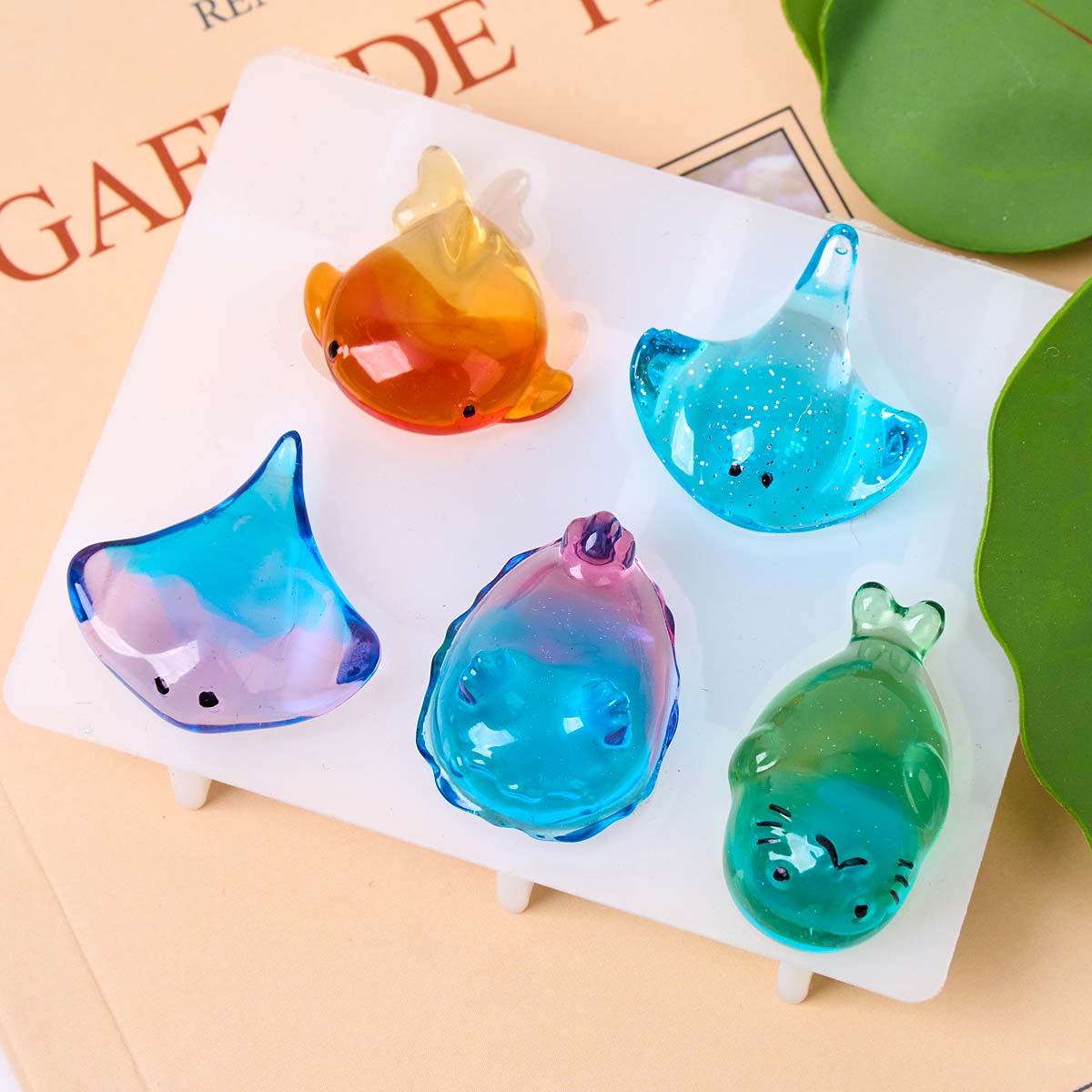 แม่พิมพ์ซิลิโคนรูปปลากระเบน 3  - Soap Making Instructions บทวิจารณ์และราคา