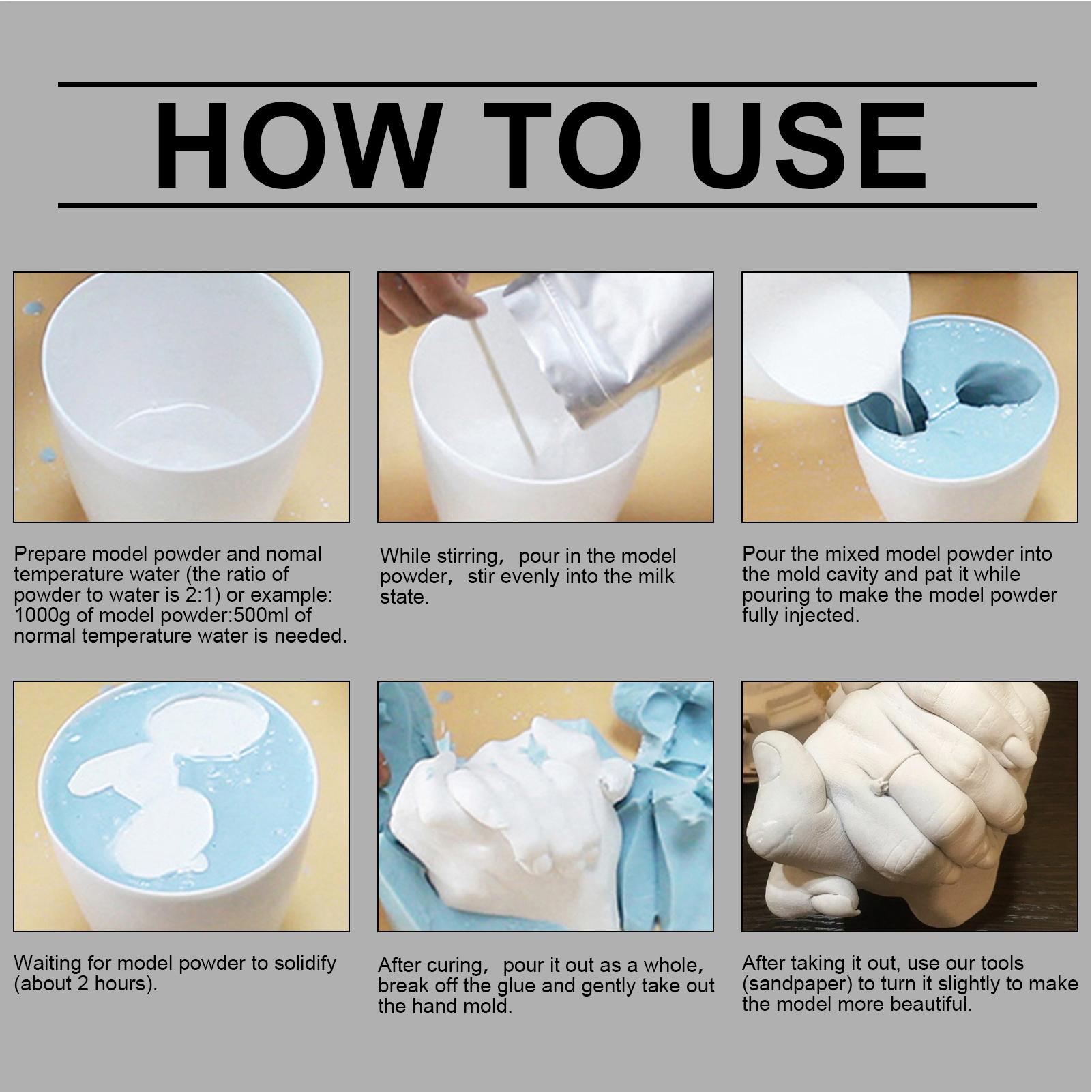 ชุดอุปกรณ์หล่อรอยมือและเท้าเด็ - Soap Making Instructions บทวิจารณ์และราคา