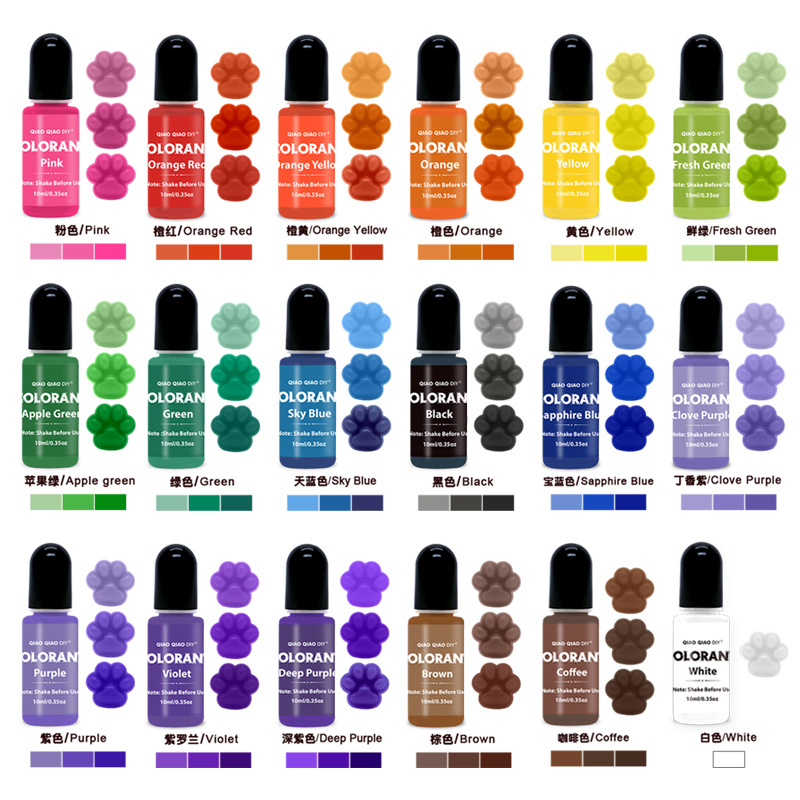 20 สีเทียนสีย้อมเทียนขี้ผึ้ง W - Soap Making Dye บทวิจารณ์และราคา