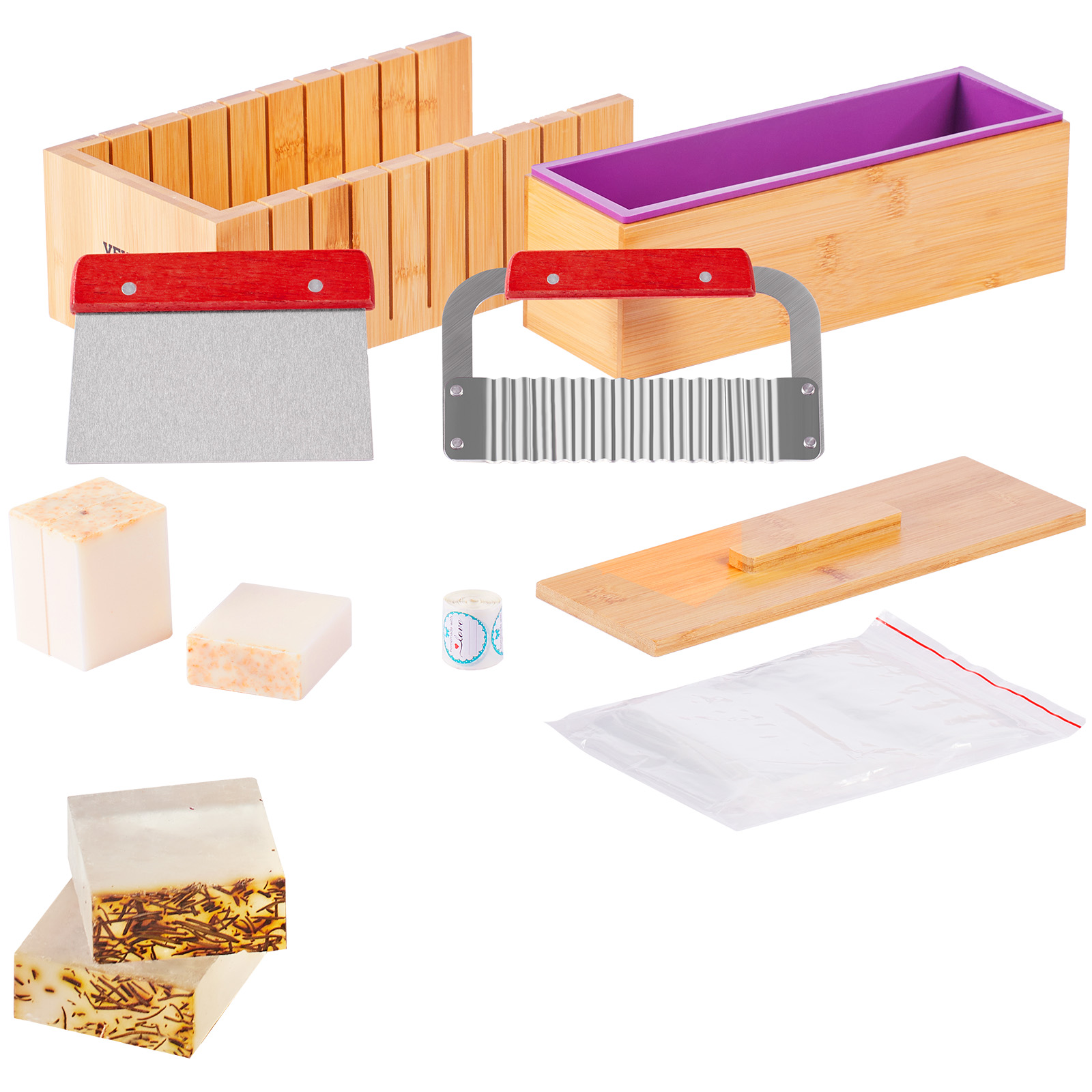 ชุดทำสบู่ VEVOR กล่องตัดไม้ไผ่ - Soap Making Instructions บทวิจารณ์และราคา