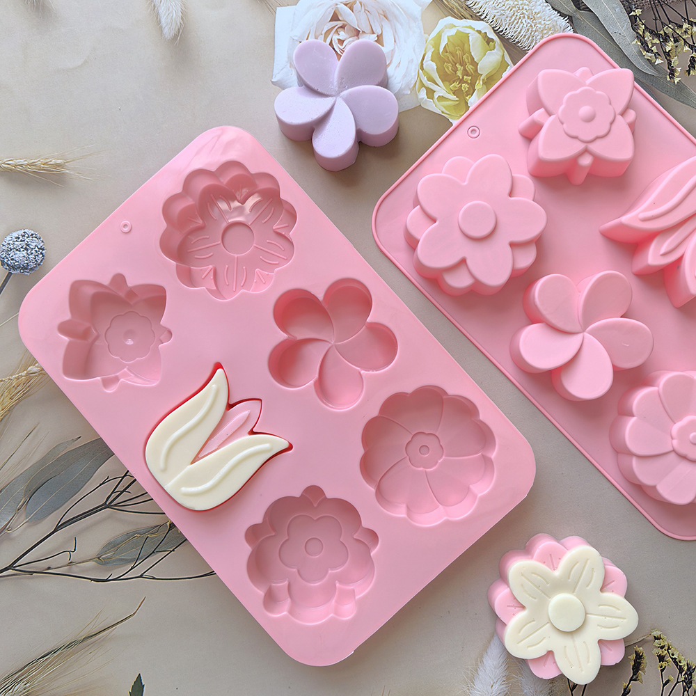 แม่พิมพ์ซิลิโคนรูปดอกไม้ แม่พิ - Soap Making Instructions บทวิจารณ์และราคา
