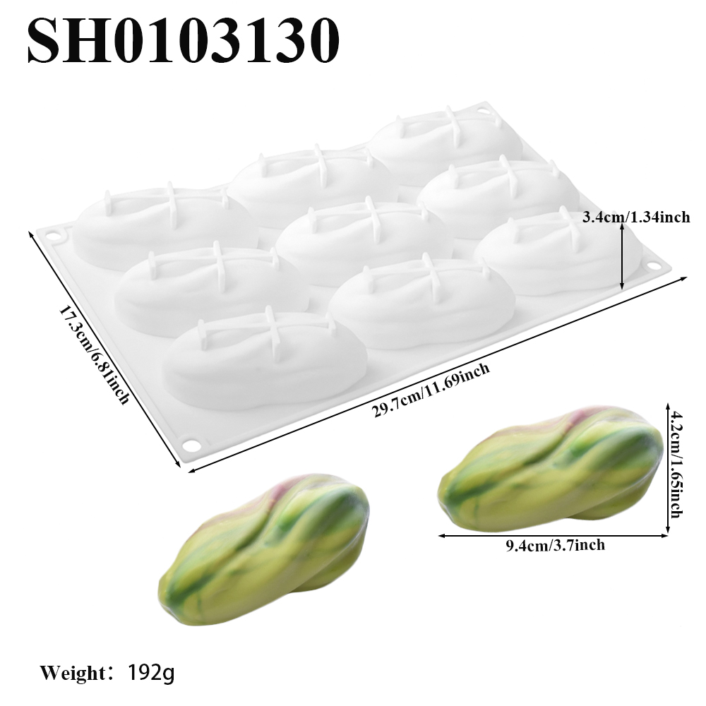 แม่พิมพ์ซิลิโคนรูปพิสตาชิโอ 1  - Soap Making Tools บทวิจารณ์และราคา
