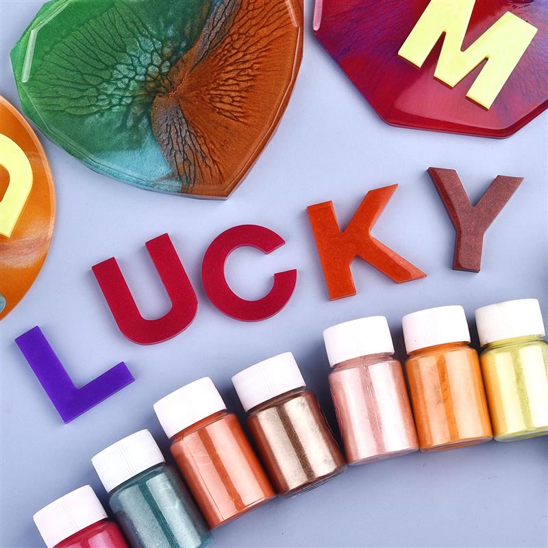 24 สี 10g กระจกธรรมชาติ Mica P - Soap Making Dye บทวิจารณ์และราคา